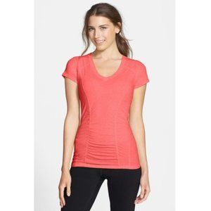 Zella | Z5 Ruched V Neck Training Short Sleeve Top